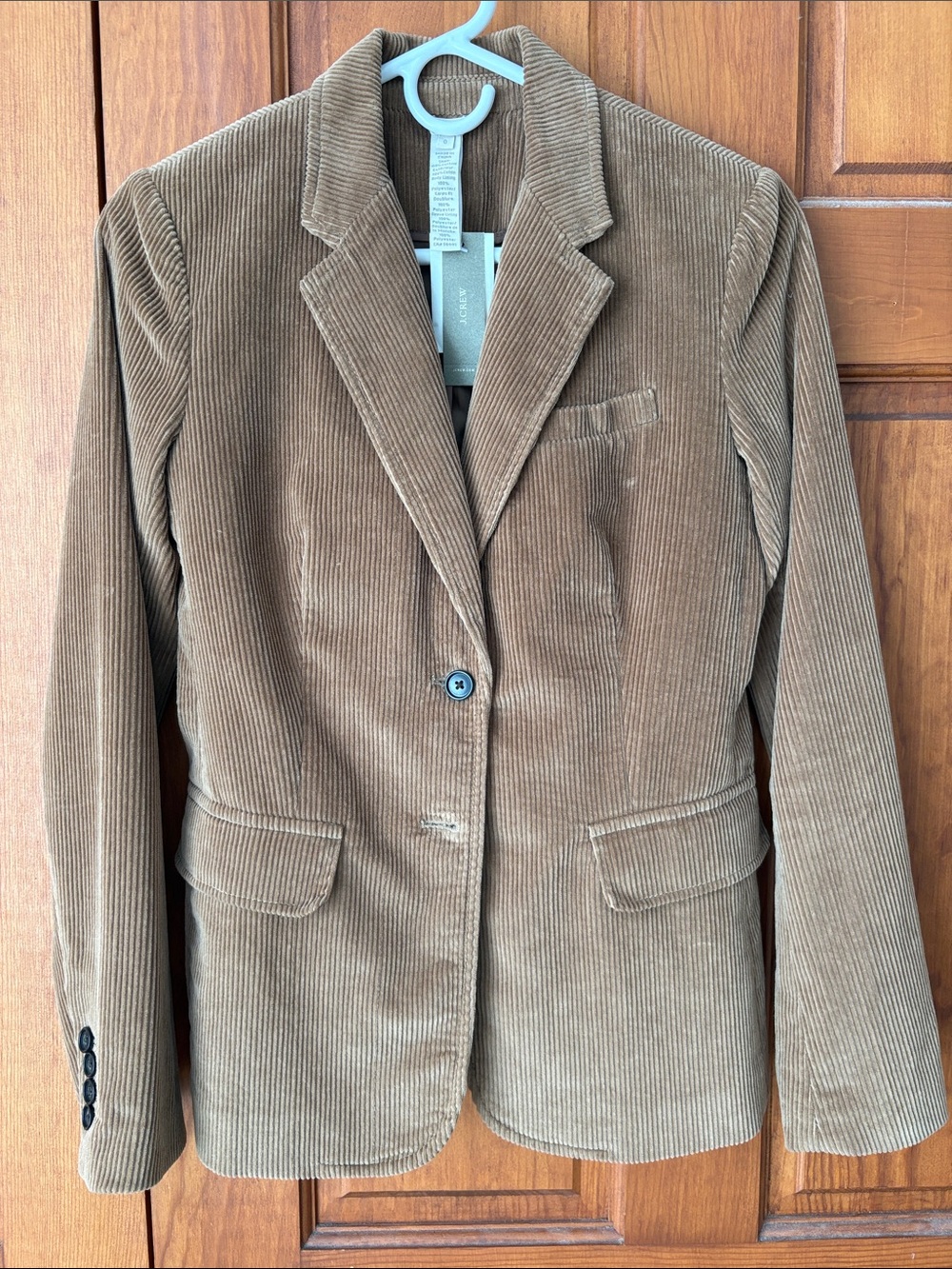 J.Crew women’s Brown Corduroy Blazer Jacket - Classic Tailored Style